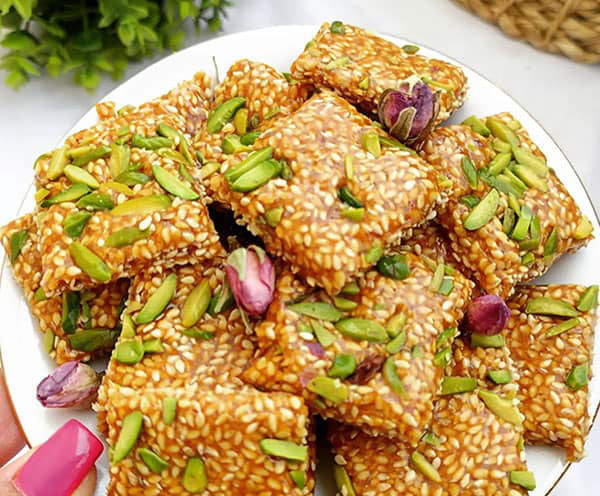 سوهان کنجدی مغز دار